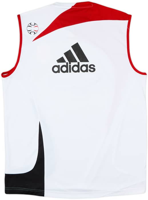 2007-08 Liverpool adidas Chaleco de entrenamiento - 8/10 - (L)