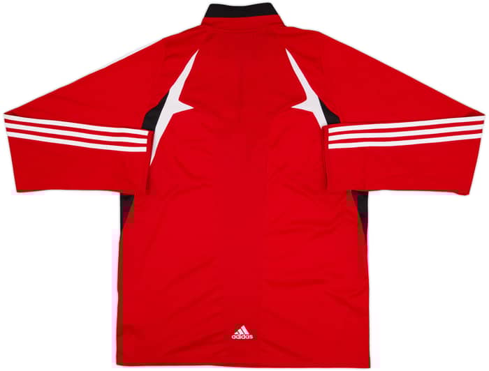 2007-08 Liverpool adidas CL 1/4 Zip Drill Top - 7/10 - (L)