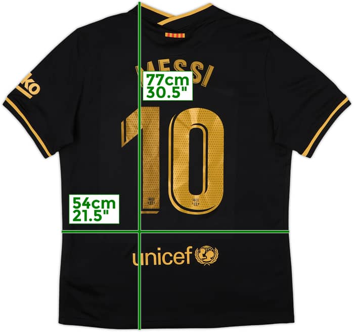 Camiseta de visitante del Barcelona 2020-21 Messi #10 - 7/10 - (L)