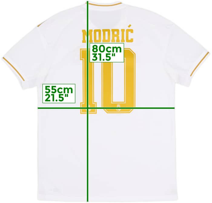 2019-20 Real Madrid Home Shirt Modric #10 - 7/10 - (L)