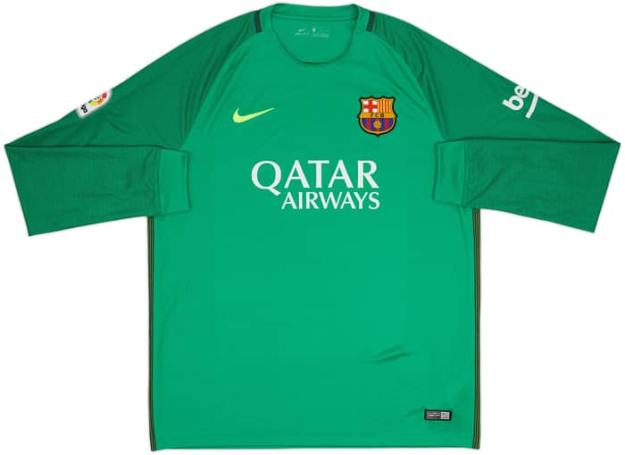 2016-17 Barcelona GK Shirt - 10/10 - (XL)