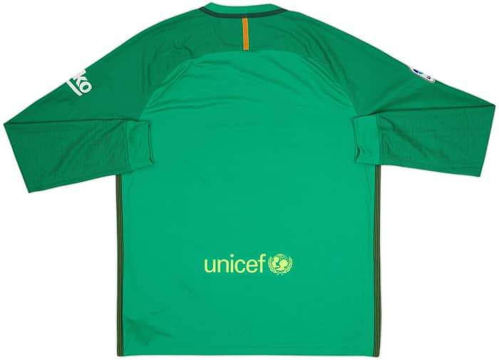 2016-17 Barcelona GK Shirt - 10/10 - (XL)