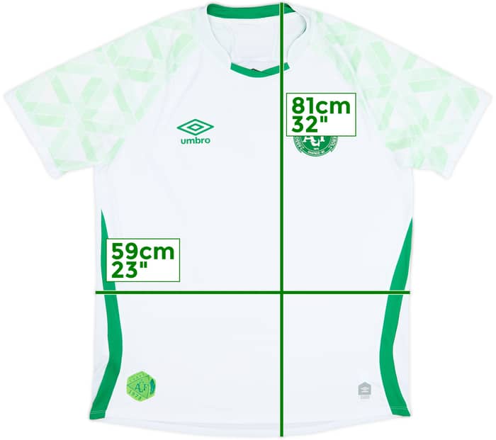 Camiseta de visitante de Chapecoense 2020 - 10/10 - (XL)