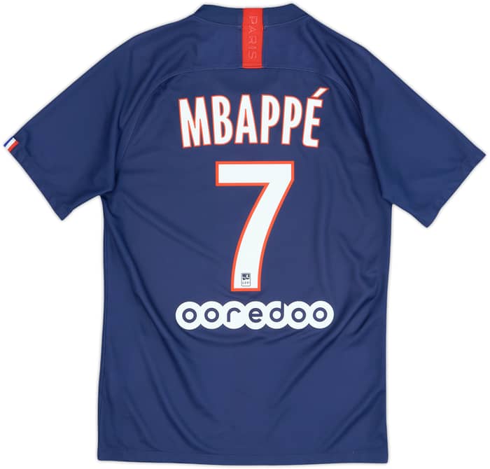 2019-20 Paris Saint-Germain Camiseta Local Mbappe #7 - 6/10 - (S)