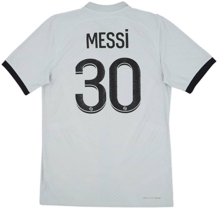 Camiseta Auténtica de visitante del Paris Saint-Germain 2022-23 Messi #30 - 8/10 - (S)