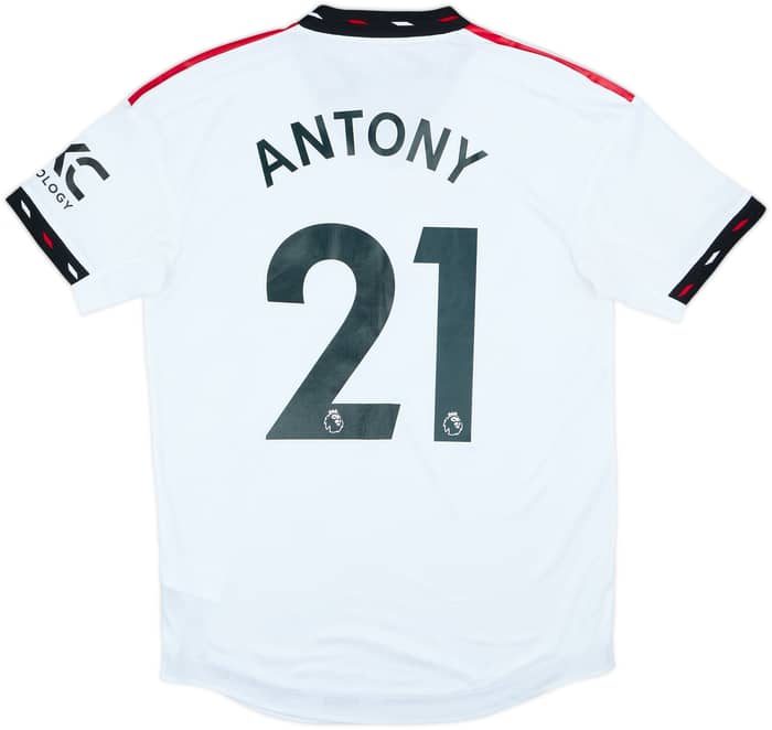2022-23 Manchester United Authentic Away Shirt Antony #21 - 8/10 - (S)