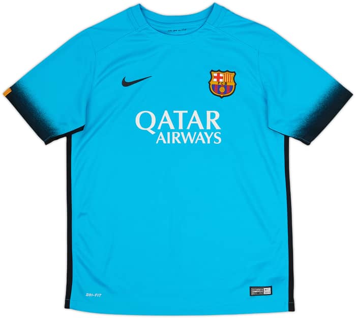 Camiseta de la tercera equipación del Barcelona 2015-16 Messi #10 - 9/10 - (XL.Niños)