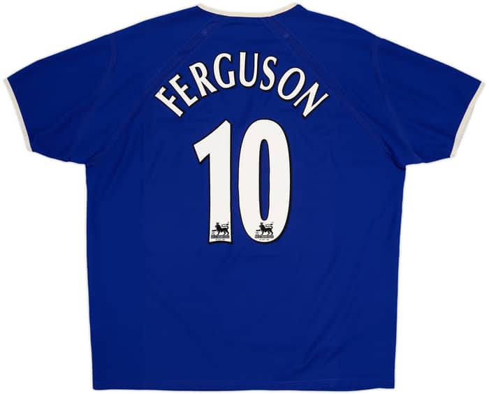 2003-04 Everton Home Shirt Ferguson #10 - 8/10 - (XL)
