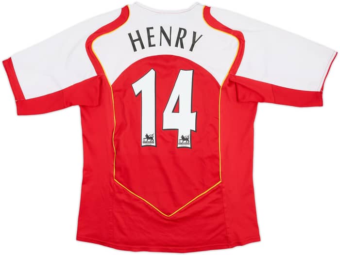 2004-05 Arsenal Camiseta Local Henry #14 - 7/10 - (M)