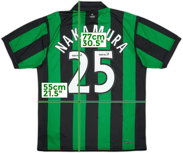 2006-08 Celtic Away Shirt Nakamura #25 - 6/10 - (L)