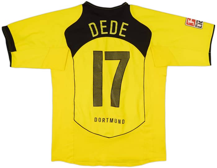 2004-05 Borussia Dortmund Home Shirt Dede #17 - 6/10 - (M)