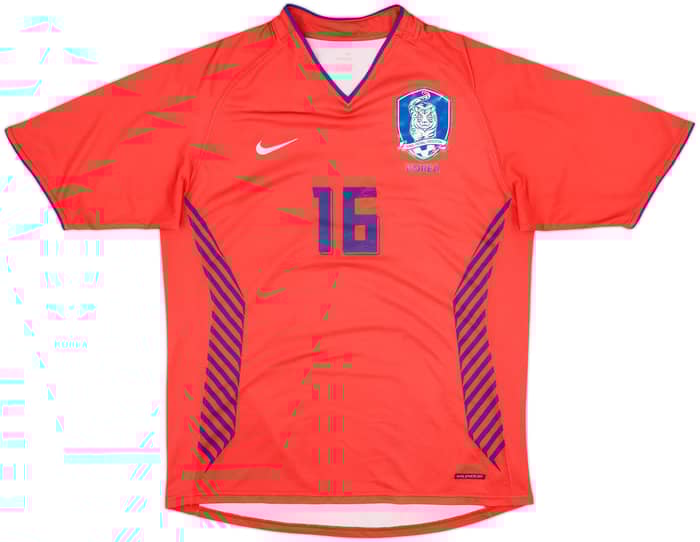 2006-08 South Korea Home Shirt K H Chung #16 - 5/10 - (L)