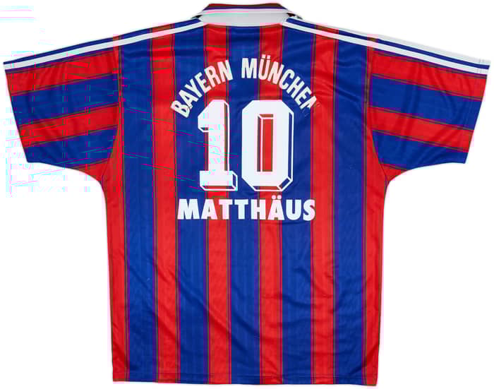 1995-97 Bayern Munich Home Shirt Matthaus #10 - 5/10 - (L)