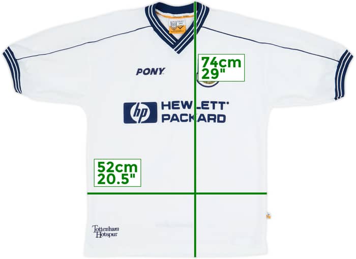 1997-99 Tottenham Home Shirt - 5/10 - (M)
