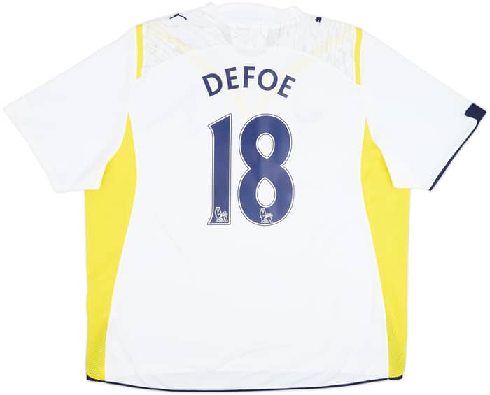 2009-10 Tottenham Home Shirt Defoe #18 - 6/10 - (XXL)