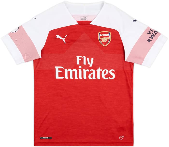 2018-19 Arsenal Home Shirt Aubameyang #14 - 6/10 - (M)