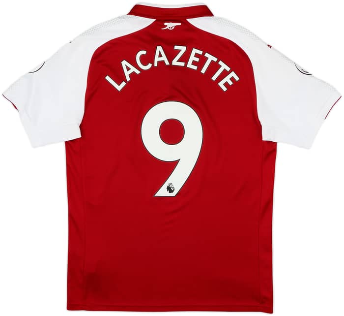 2017-18 Arsenal Camiseta Local Lacazette #9 - 8/10 - (M)