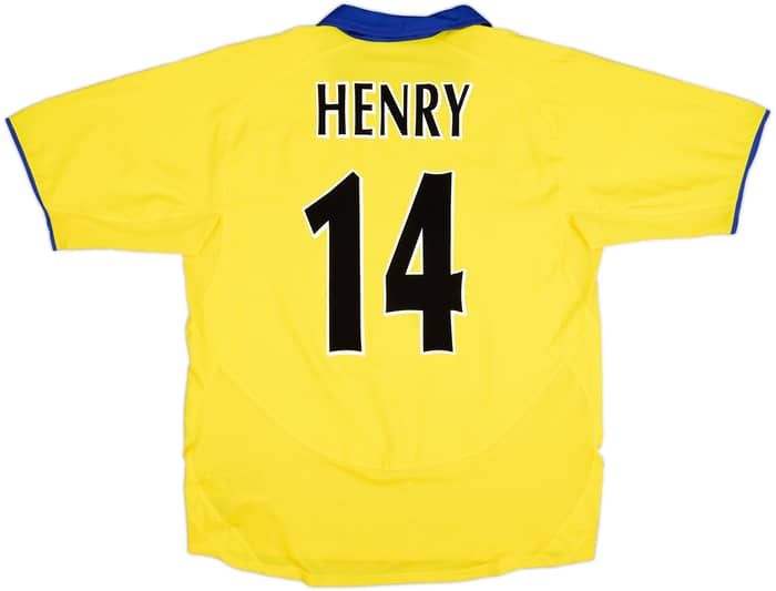 2003-05 Arsenal Away Shirt Henry #14 - 8/10 - (L)