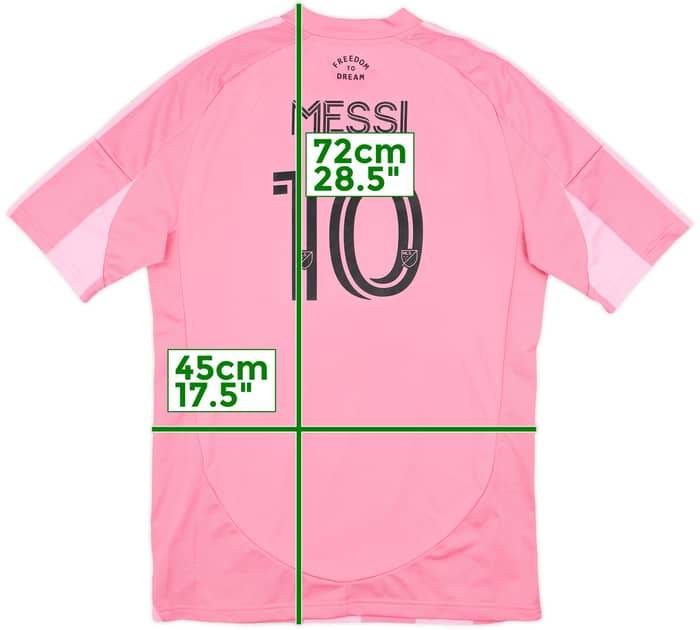 Camiseta de local del Inter Miami 2025 Messi #10 - 8/10 - (XL.Niños)