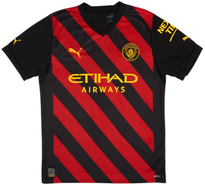 2022-23 Manchester City Camiseta de Visitante Haaland #9 - 8/10 - (M)