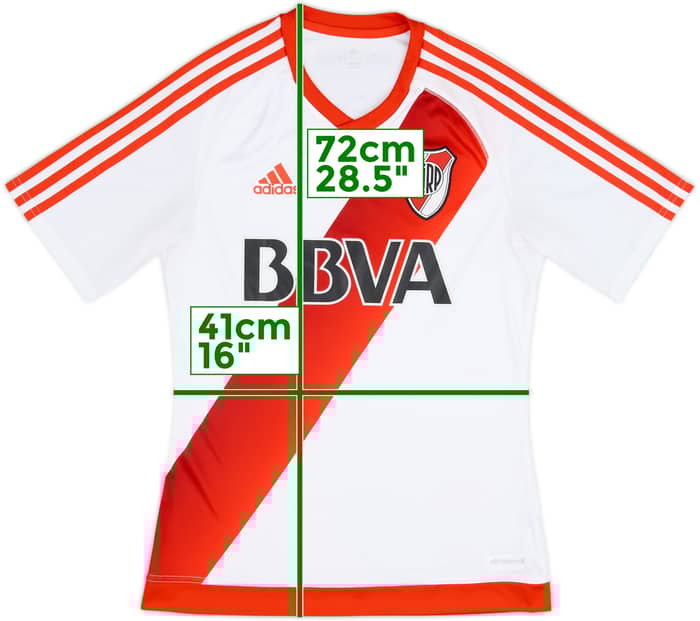 Camiseta de local de River Plate 2016-17 - 8/10 - (S)