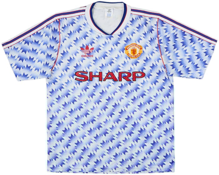 1990-92 Manchester United Away Shirt - 6/10 - (M)