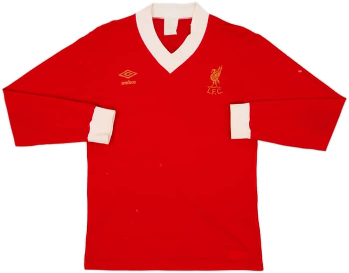 1976-79 Liverpool Home L/S Shirt - 6/10 - (M)