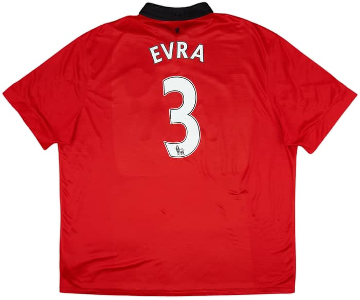 Camiseta de local del Manchester United 2013-14 Evra #3 - 8/10 - (3XL)