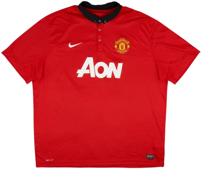 Camiseta de local del Manchester United 2013-14 Evra #3 - 8/10 - (3XL)