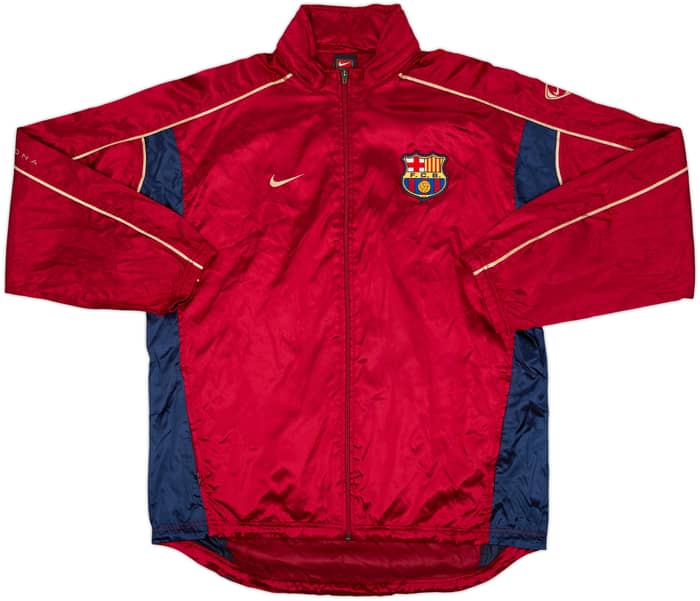 2001-02 Barcelona Nike Hooded Rain Jacket - 10/10 - (L)