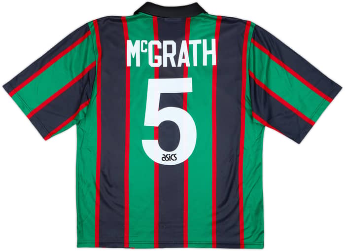 1993-95 Aston Villa Away Shirt McGrath #5 - 7/10 - (L)