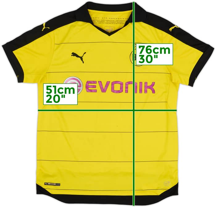 2015-16 Borussia Dortmund Camiseta Local - 5/10 - (L)
