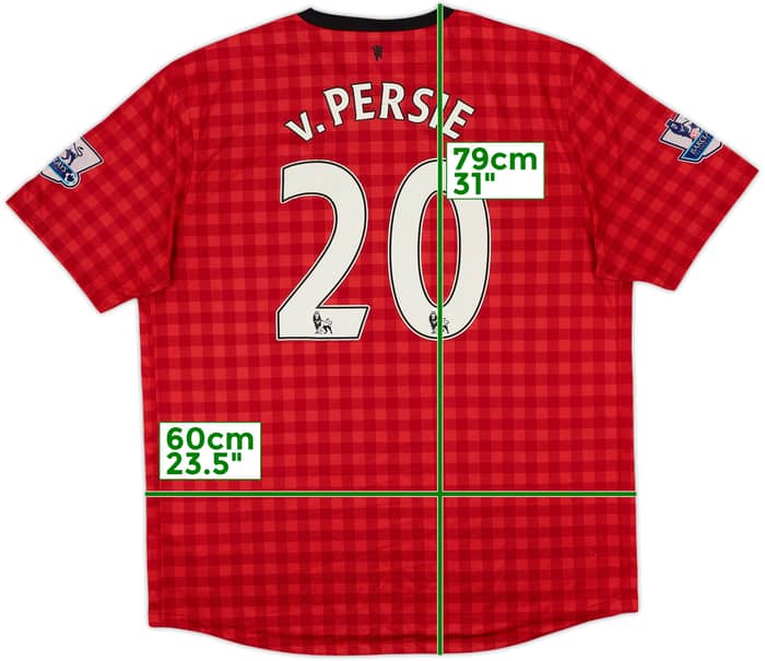 2012-13 Manchester United Home Shirt V.Persie #20 - 6/10 - (XL)