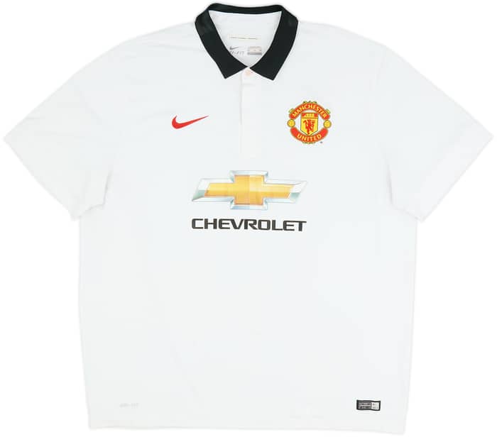 2014-15 Manchester United Away Shirt Carrick #16 - 6/10 - (XXL)