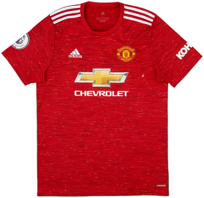 2020-21 Manchester United Home Shirt B.Fernandes #18 - 6/10 - (L)