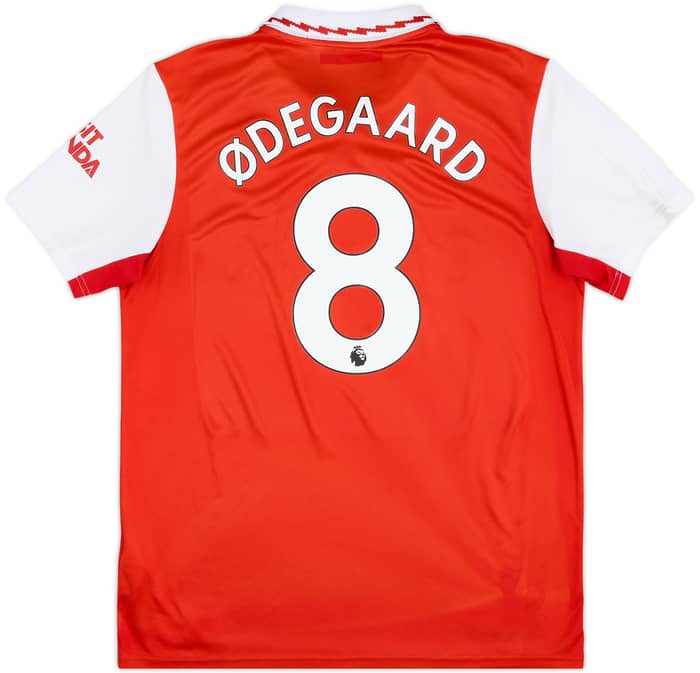 2022-23 Arsenal Home Shirt Odegaard #8 - 5/10 - (L)