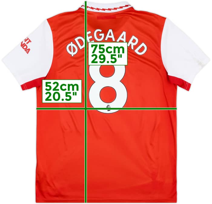 2022-23 Arsenal Home Shirt Odegaard #8 - 5/10 - (L)