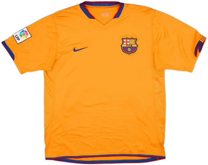 2006-08 Barcelona Away Shirt Ronaldinho #10 - 9/10 - (M)