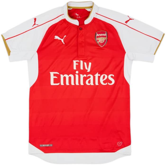 2015-16 Arsenal Home Shirt Arteta #8 - 5/10 - (S)