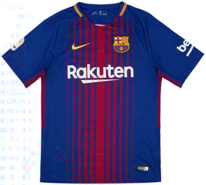 2017-18 Barcelona Camiseta Local Suarez #9 - 10/10 - (S)