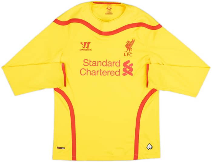 2014-15 Liverpool Away L/S Shirt Gerrard #8 - 8/10 - (XL.Boys)