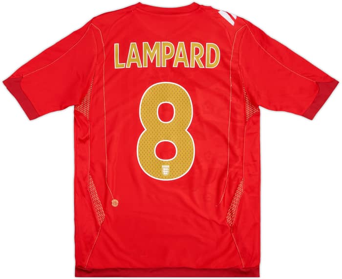 2006-08 England Away Shirt Lampard #8 - 6/10 - (S)