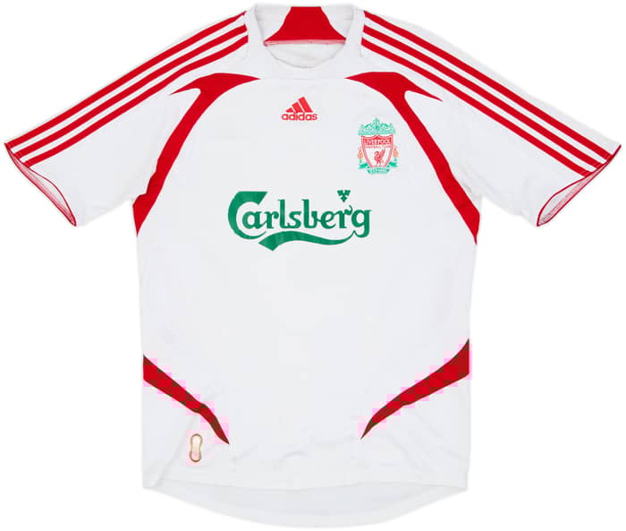 2007-08 Camiseta Visitante de Liverpool Gerrard #8 - 6/10 - (S)