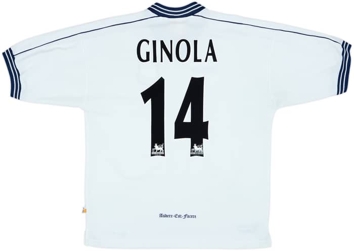 1997-99 Tottenham Home Shirt Ginola #14 - 8/10 - (L)