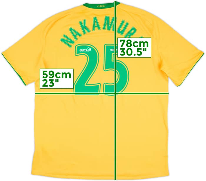 2008-09 Celtic Away Shirt Nakamura #25 - 6/10 - (XL)