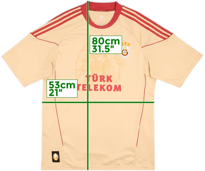 2010-11 Galatasaray Away Shirt - 4/10 - (XL)