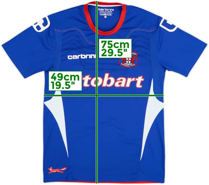 2011-12 Carlisle United Home Shirt - 6/10 - (M)