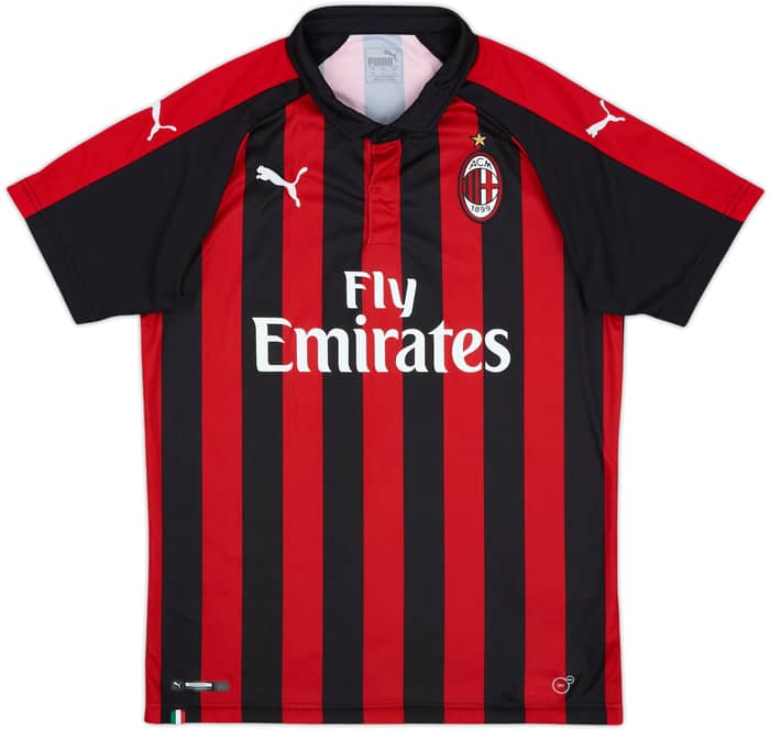 Camiseta de local del AC Milan 2018-19 Piatek #19 - 8/10 - (M)
