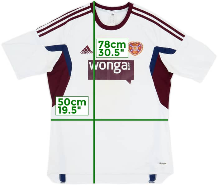 2013-14 Hearts Away Shirt - 4/10 - (L)