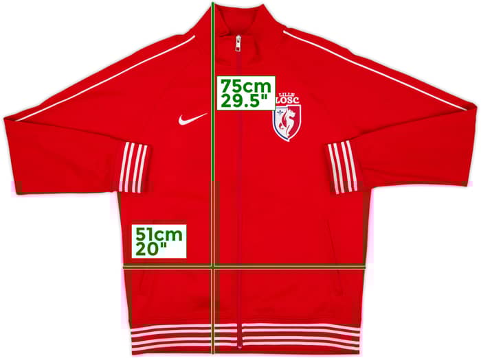2013-14 Lille Nike Track Jacket - 8/10 - (M)